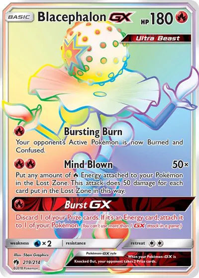 Blacephalon GX (Secret) 219 (Lost Thunder) — CGC 9
