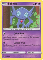 Sableye 96 · (Lost Thunder) by Miki Tanaka