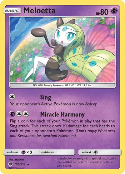 Meloetta 104 · Normal (Lost Thunder) 5