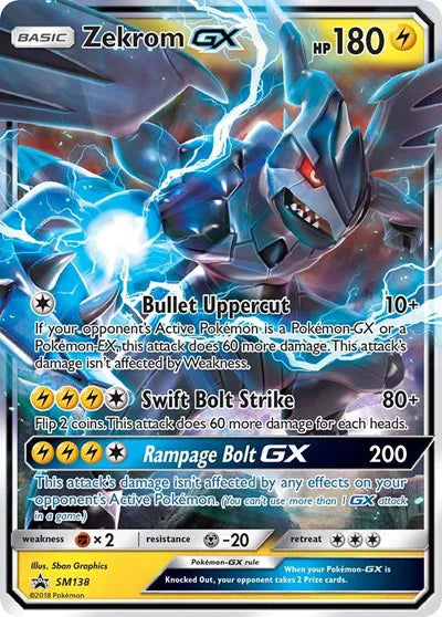 Zekrom GX SM138 (Sun & Moon Promo)