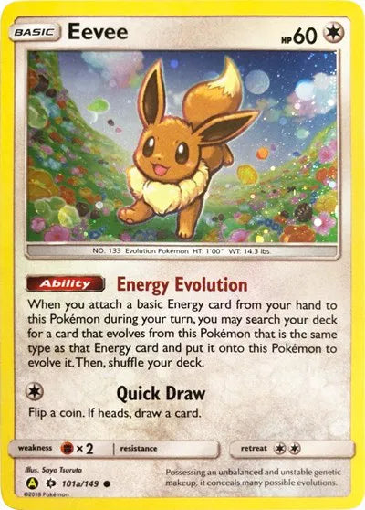 Eevee 101a (Alternate Art Promos) — PSA 9