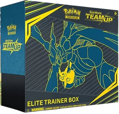 Team Up Elite Trainer Box · Elite Trainer Box (ETB) w/ high quality acrylic