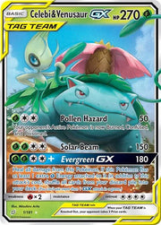Celebi & Venusaur GX 1/181 (Pokemon Team Up)