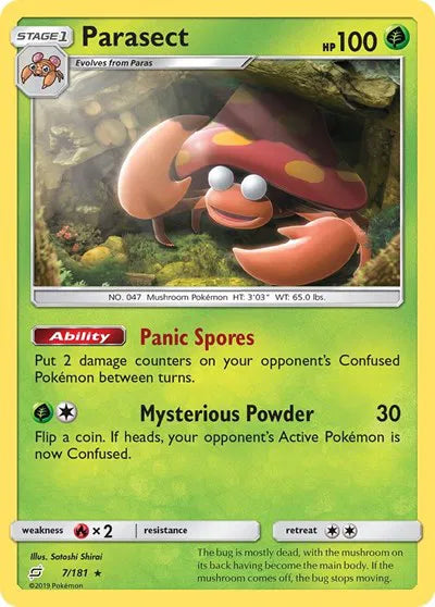 Parasect 7 · Reverse Holofoil (Team Up)