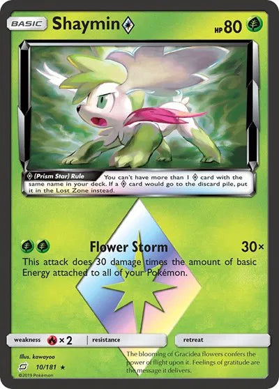 Shaymin Prism Star 10 (Team Up)