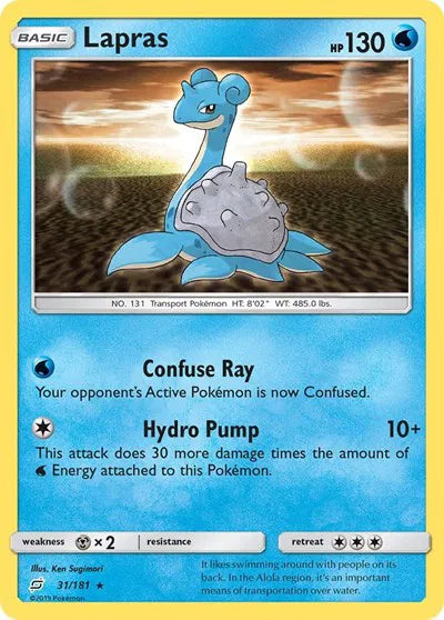 Lapras 31 · Reverse Holofoil (Team Up)