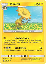 Heliolisk 50 · Reverse Holofoil (Team Up) by  Sumiyoshi