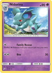 Nidorina 55 · Reverse Holofoil (Team Up) by  Kagemaru