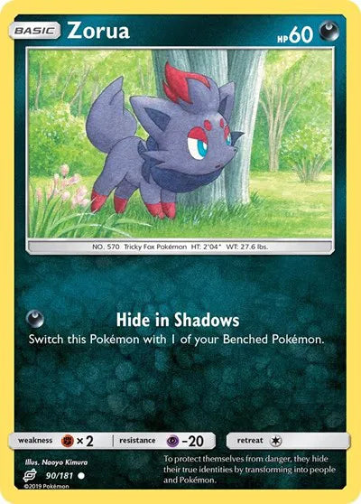 Zorua 90 · Normal (Team Up)