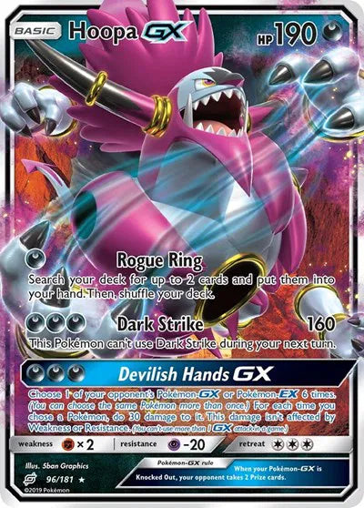 Hoopa GX 96 · Holofoil (Team Up)