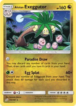 Alolan Exeggutor (115) · Reverse Holofoil (Team Up)
