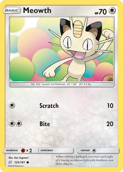 Meowth 125 · Normal (Team Up)
