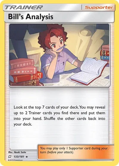 Bill's Analysis 133 · Reverse Holofoil (Team Up)