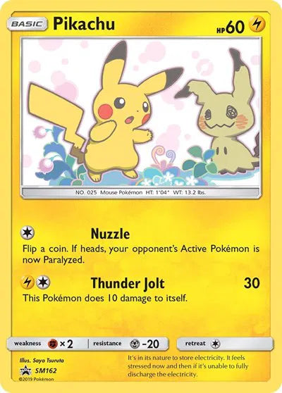 Pikachu SM162 (Sun & Moon Promo)