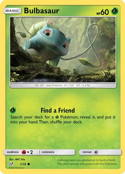 Bulbasaur (Holo) 1/18 - Detective Pikachu