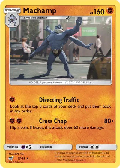Machamp 13 · Holofoil (Detective Pikachu)
