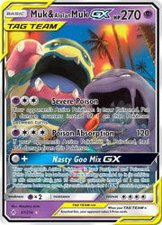 Muk & Alolan Muk GX Unbroken Bonds Ultra Rare 61