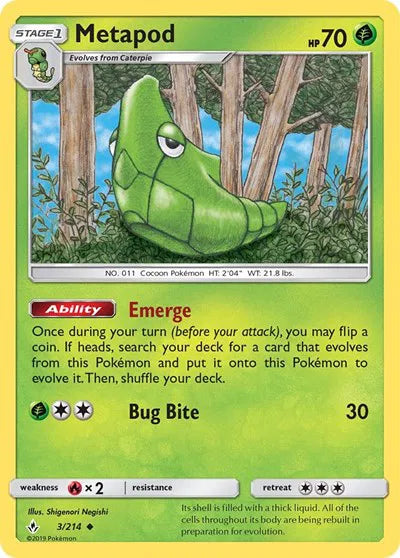 Metapod 3 ·  (Unbroken Bonds) by Shigenori Negeshi