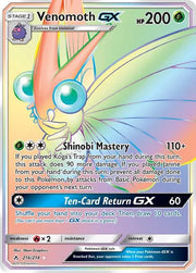 Venomoth GX (Secret) 216 (Unbroken Bonds)