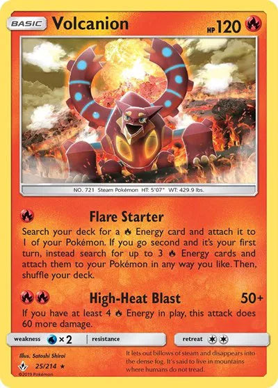 Volcanion 25 · Reverse Holofoil (Unbroken Bonds)
