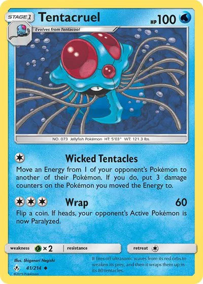 Tentacruel 41 (Unbroken Bonds)