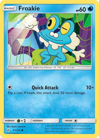 Froakie 51 (Unbroken Bonds)