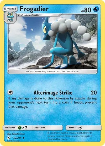 Frogadier 52 · HOLO  (Unbroken Bonds) LP