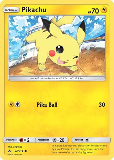 Pikachu 54 ·  (Unbroken Bonds)