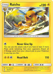 Raichu Unbroken Bonds Rare 55