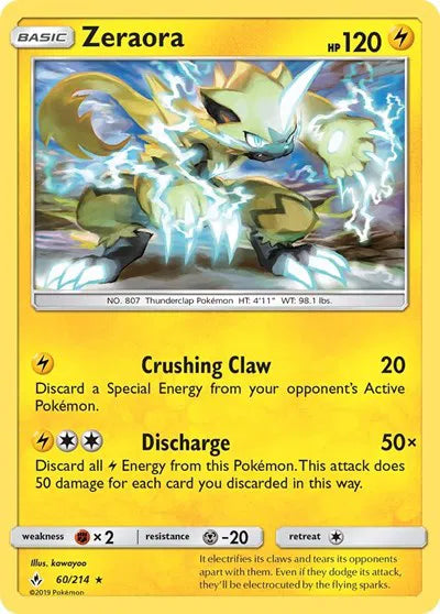 Zeraora 60 · Normal (Unbroken Bonds)