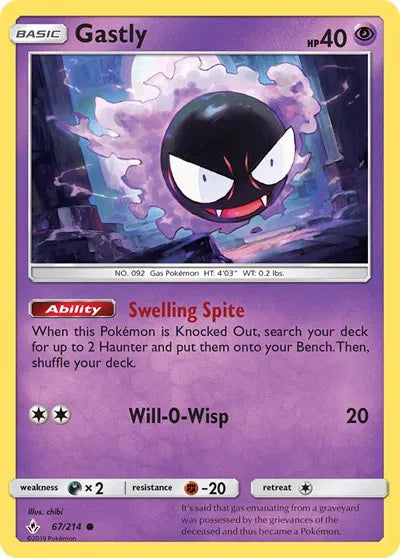 Gastly (67) · Normal (Unbroken Bonds)