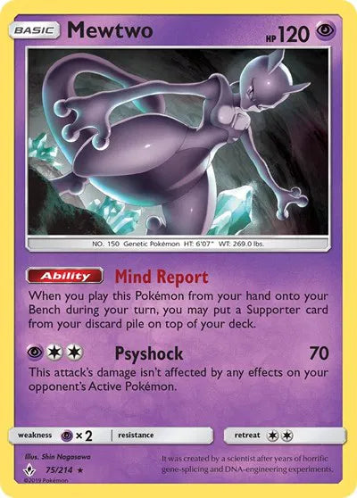 Mewtwo 75 (Unbroken Bonds)