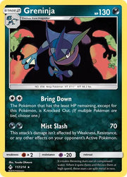 Greninja 117 · Holofoil (Unbroken Bonds)