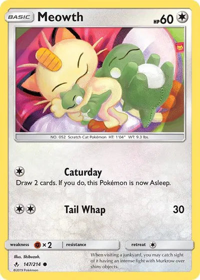 Meowth 147 (Unbroken Bonds)