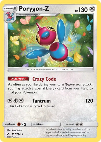 Porygon-Z 157 · Holofoil (Unbroken Bonds) by Misa