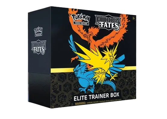 Hidden Fates Elite Trainer Box · Elite Trainer Box (ETB)