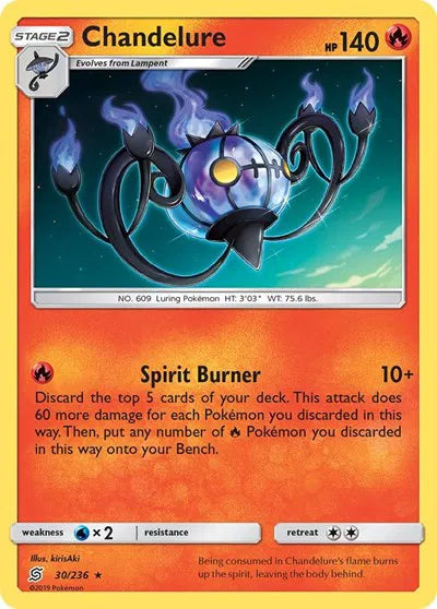 Chandelure 30/236 · Reverse Holofoil (Unified Minds)
