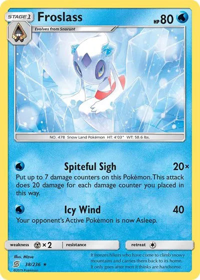 Froslass 38/236 · Holofoil (Unified Minds)