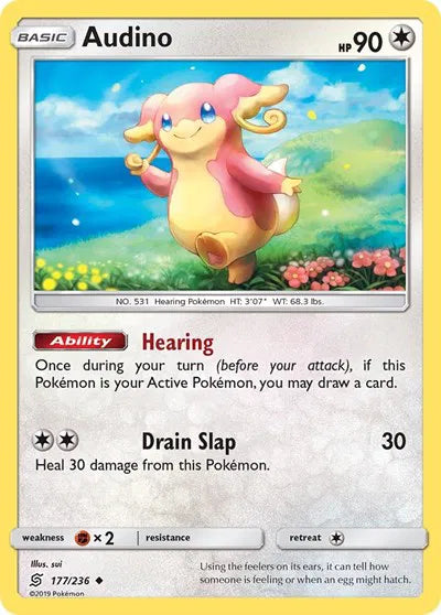 Audino Unified Minds Uncommon • 177/236 Normal