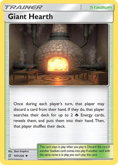 Giant Hearth 197/236 · Normal (Unified Minds)