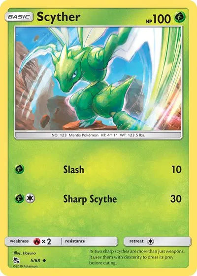 Scyther 5/68 · Normal (Hidden Fates)