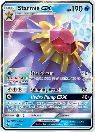 Starmie GX 14/68 (Hidden Fates)