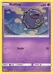 Koffing 28/68 · (Hidden Fates)