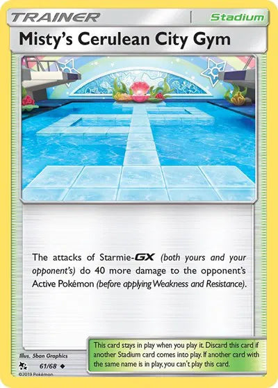 Misty's Cerulean City Gym 61/68 (Hidden Fates)