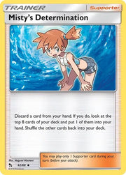 Misty's Determination 62/68 · Normal (Hidden Fates)
