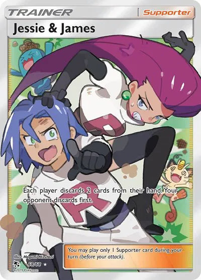 Jessie & James (Full Art) 68/68 (Hidden Fates)