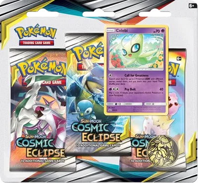 Cosmic Eclipse 3 Pack Blister [Celebi]
