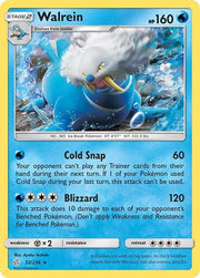 Walrein 52/236 · Reverse Holofoil (Cosmic Eclipse)