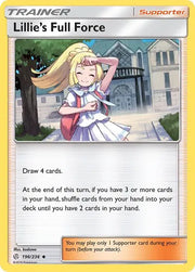 Lillie's Full Force 196/236 · Reverse Holofoil (Cosmic Eclipse)