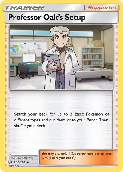 Professor Oak's Setup 201/236 · Normal (Cosmic Eclipse)